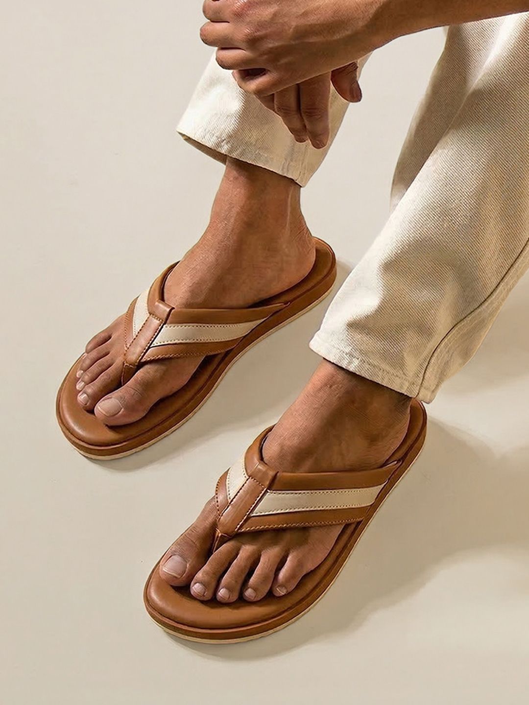 NEEMANS Indo-Western Flips For Men