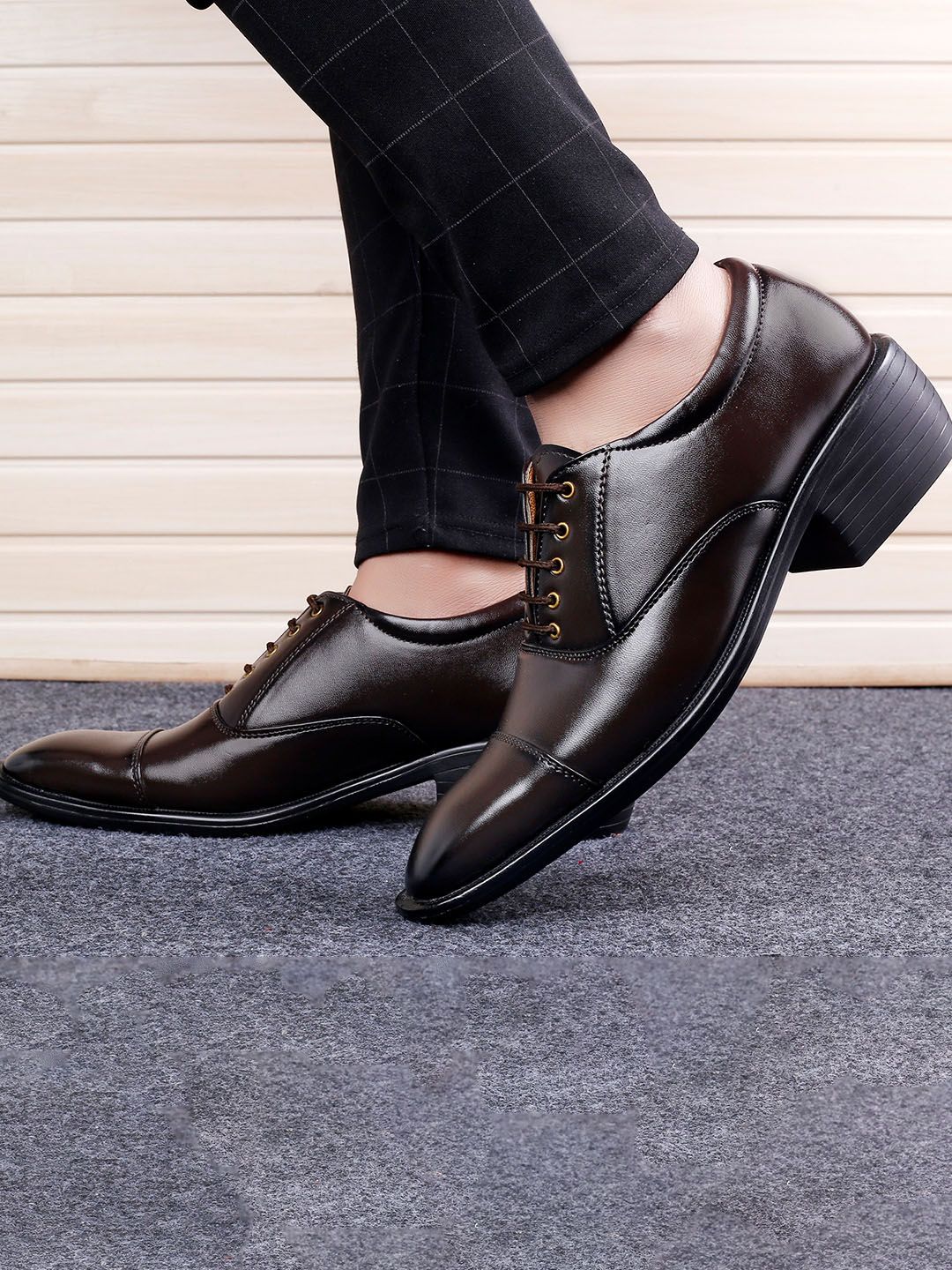 Bxxy Men Lace Ups Formal Elevator Derby's