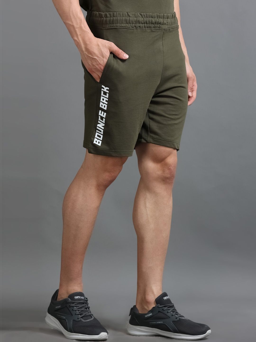 HRX by Hrithik Roshan HRX by Hrithik Roshan Men Typography Printed Sports Shorts
