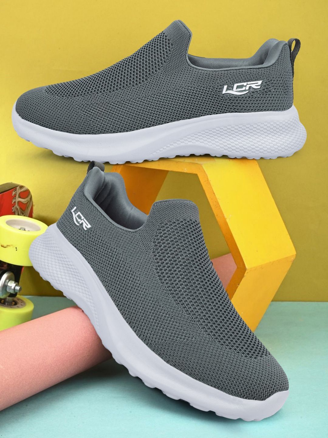 Lancer Men Mesh Running Non-Marking Shoes