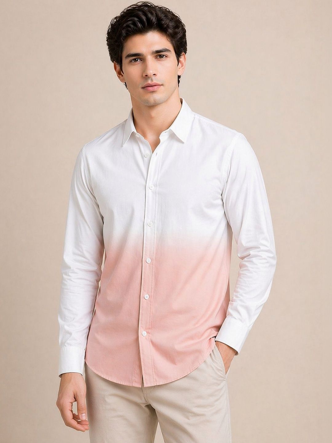 SONISHQ Men Original Colourblocked Casual Shirt