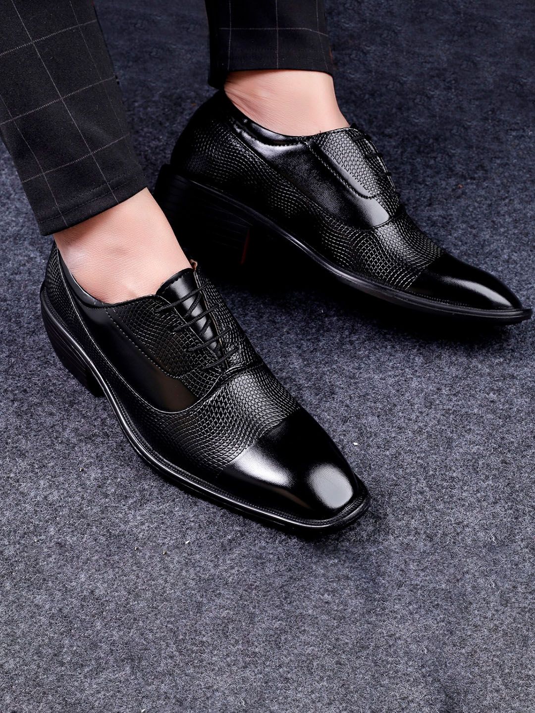 Bxxy Men Lace Ups Formal Elevator Derby's