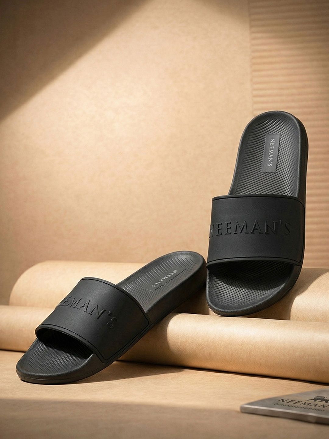 Men Rubber Sliders NEEMANS De-Stress Slides For Men