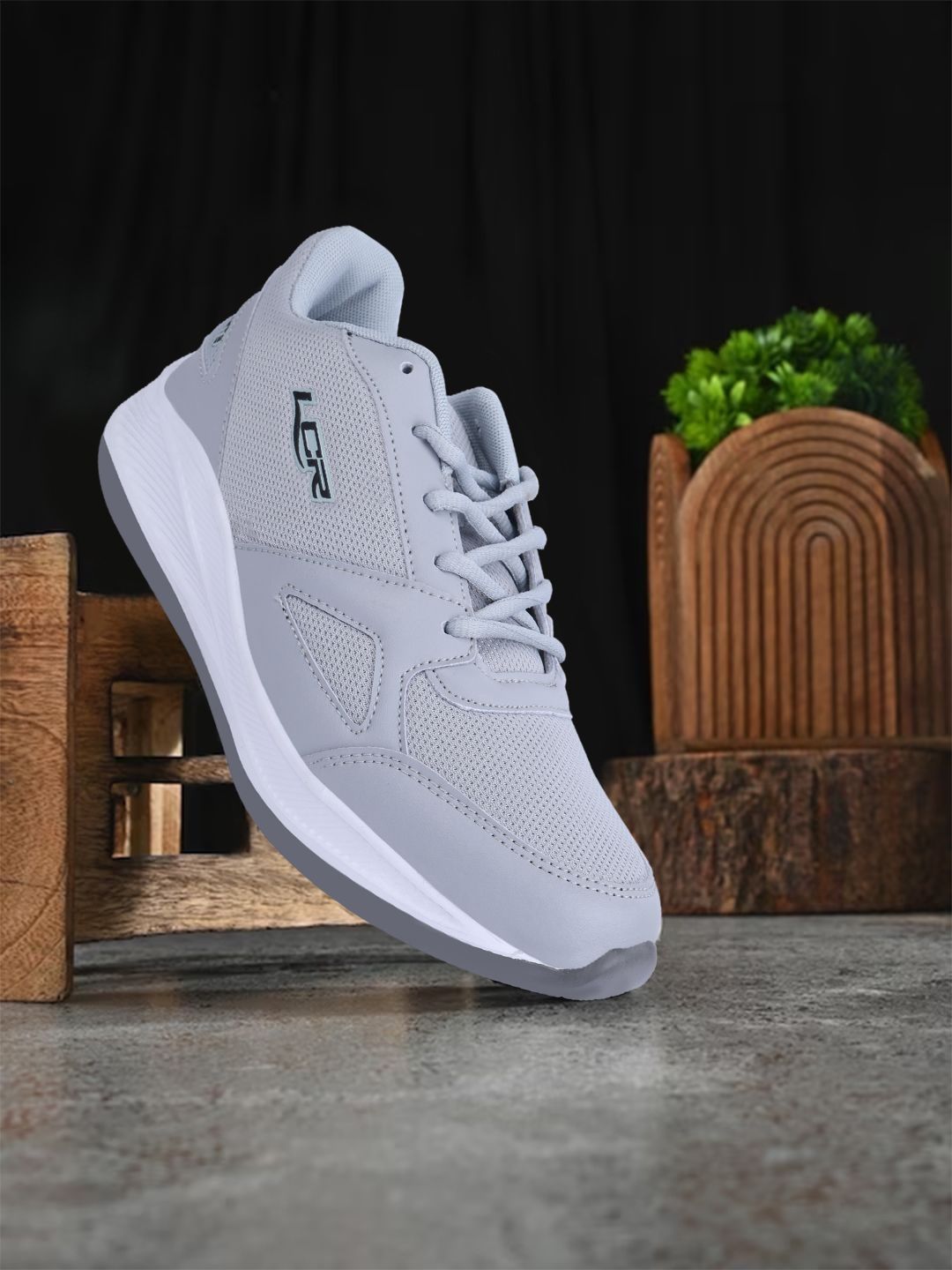 Lancer Men Mesh Walking Non-Marking Shoes