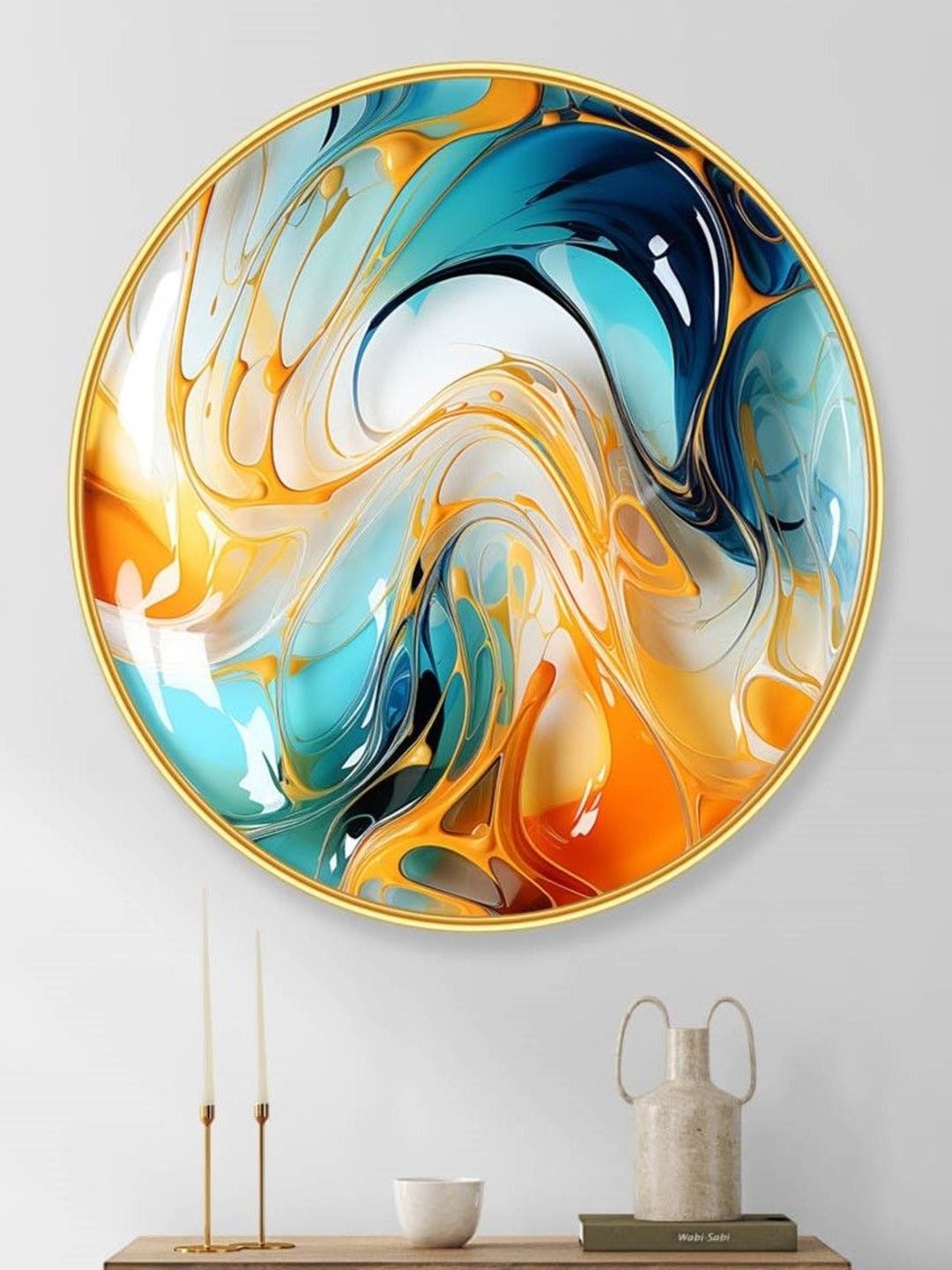 SAF SAF Multicoloured MDF Wall Paintings