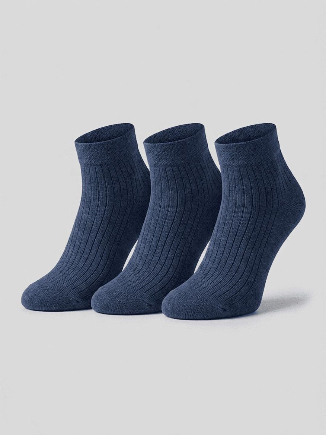 Moda Rapido Men Pack of 3 Cotton Patterned Ankle Length Socks