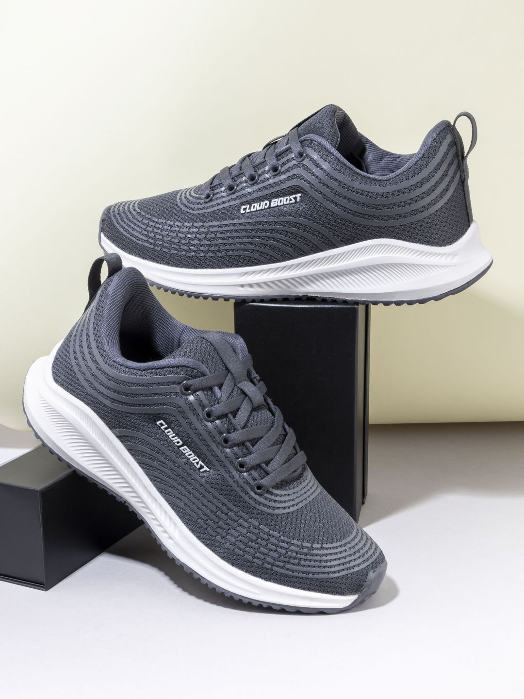 VCTR Cloud Boost Men Lightweight Breathable Mesh Running Shoes