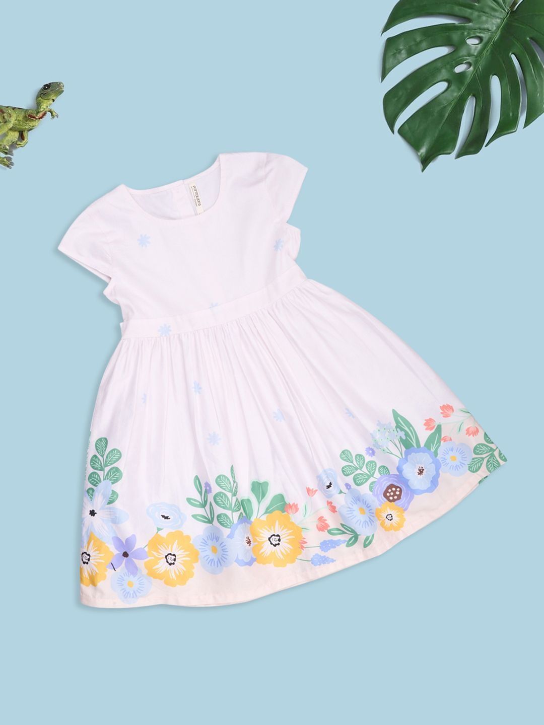 slim fit dress slacks DressBerry Floral Print Puff Sleeve Fit & Flare Dress – Myntra International
