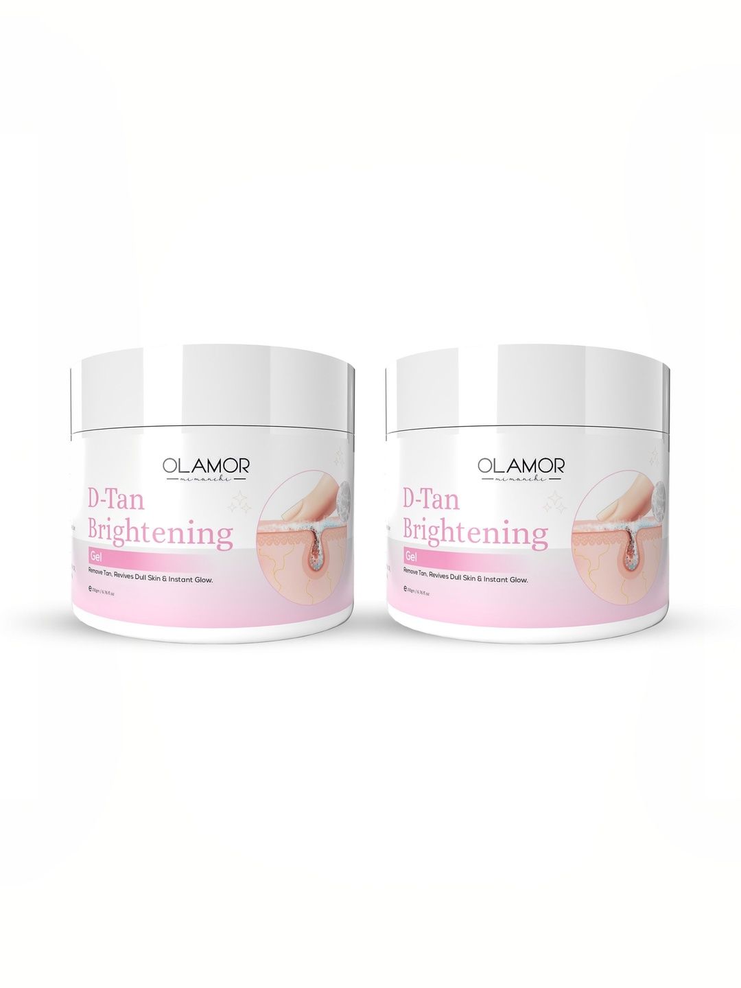 OLAMOR OLAMOR Set Of 2 D-Tan Brightening Gel- 200 g Each