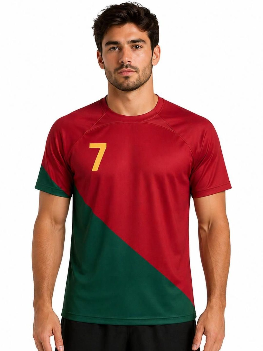 teky Men Colourblocked T-shirt