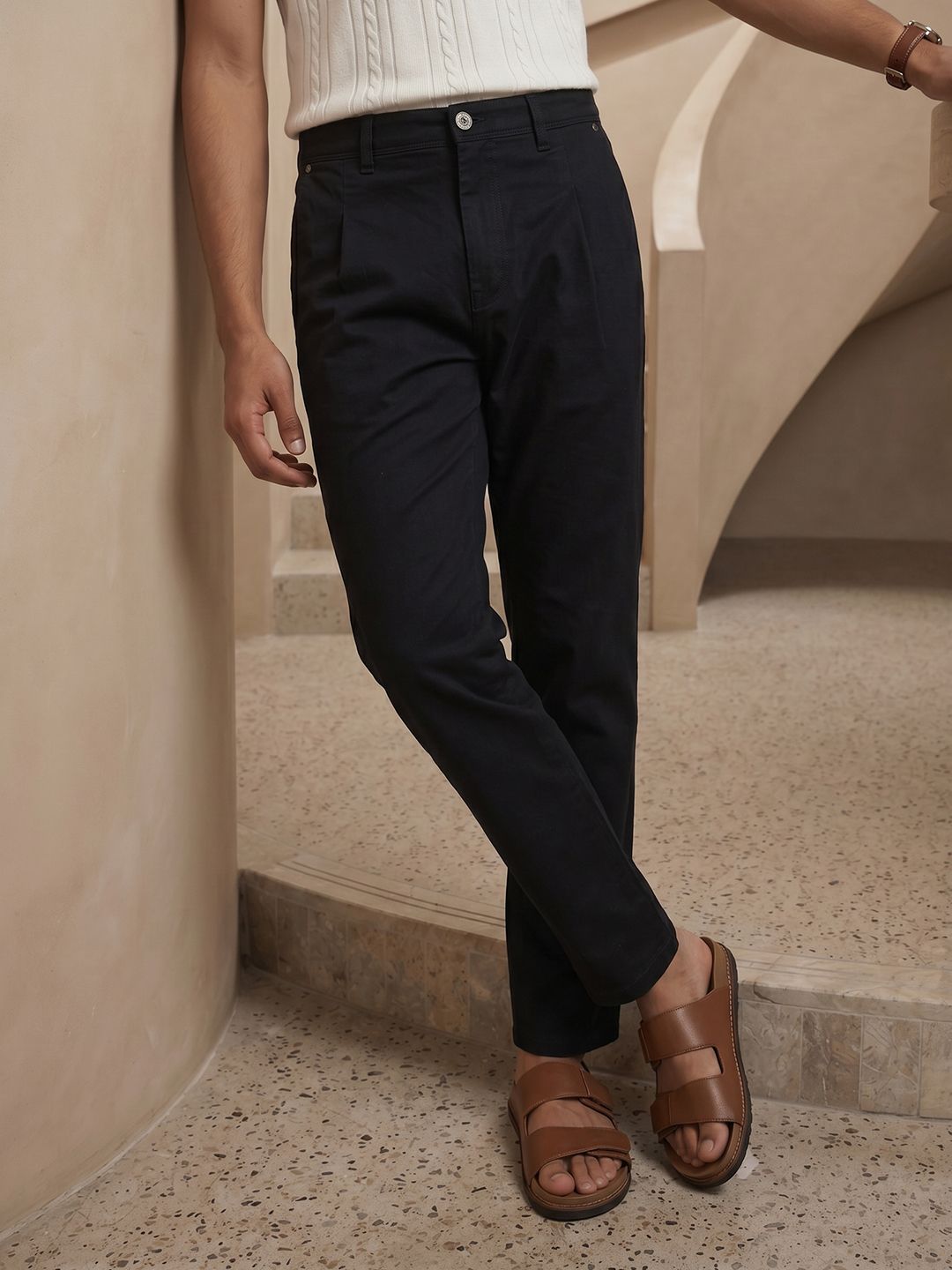 Mr Bowerbird Men Regular Fit Mid-Rise Stretchable Jeans