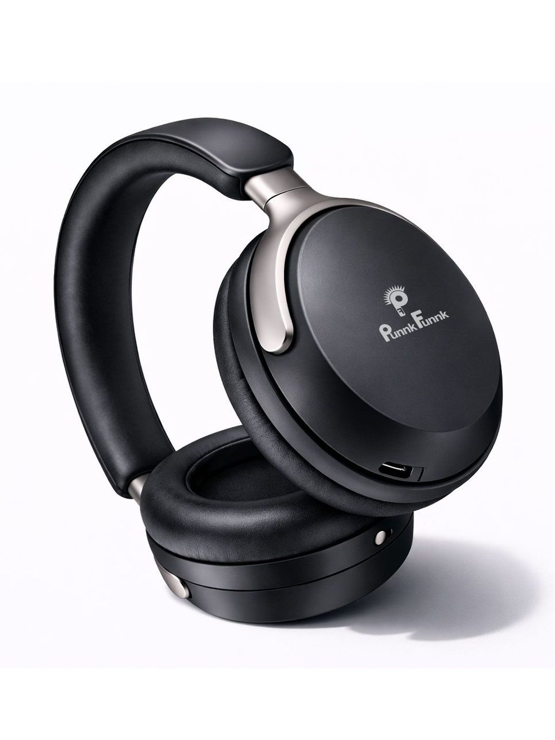 PunnkFunnk Bass Wireless Bluetooth Over Ear Headphones