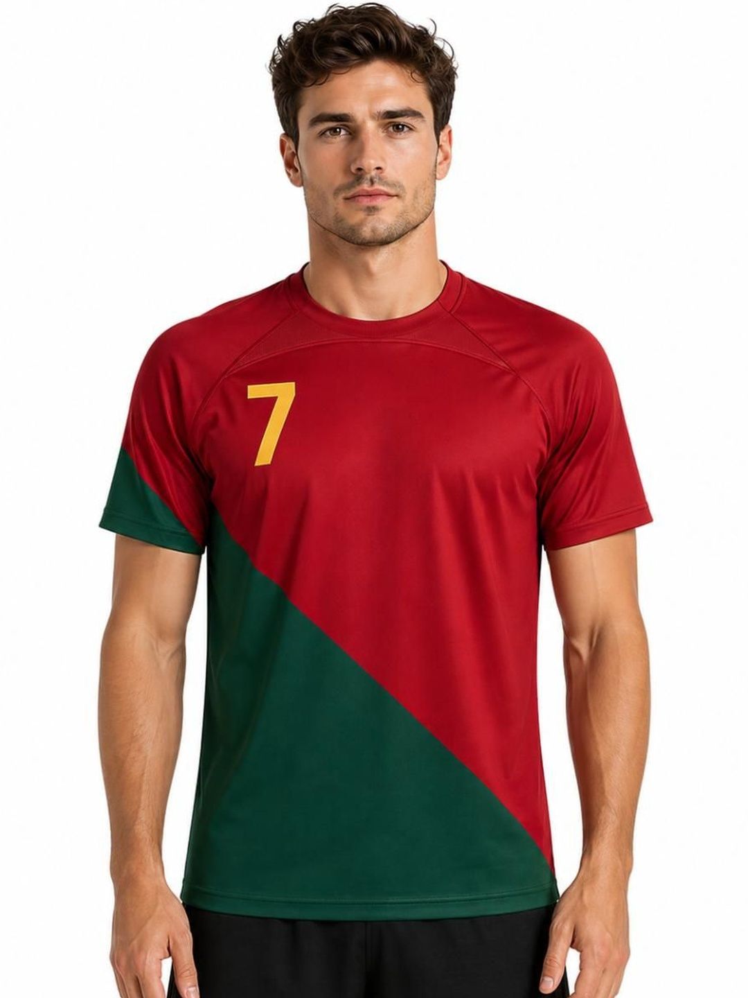 teky Men Colourblocked Round Neck T-shirt