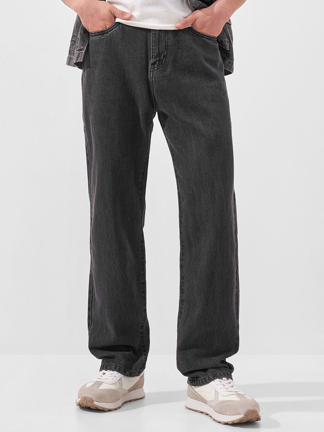 Men Straight Fit Jeans HIGHLANDER Men Straight Fit Light Fade Jeans