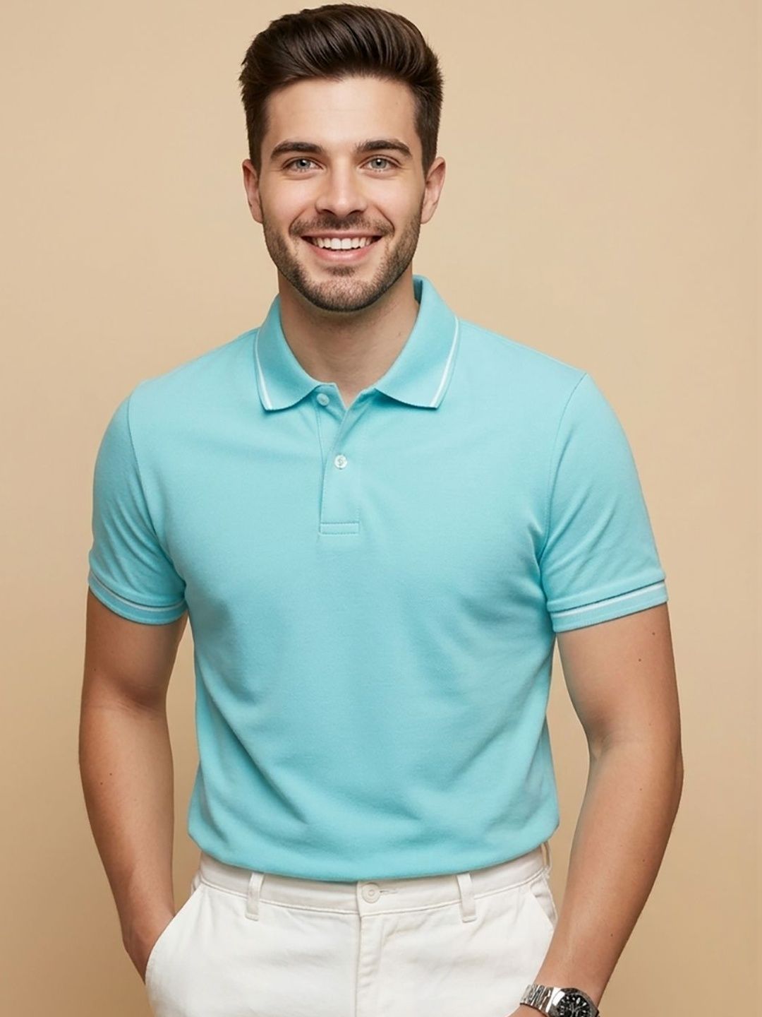 Kook N Keech Men Polo Collar T-shirt