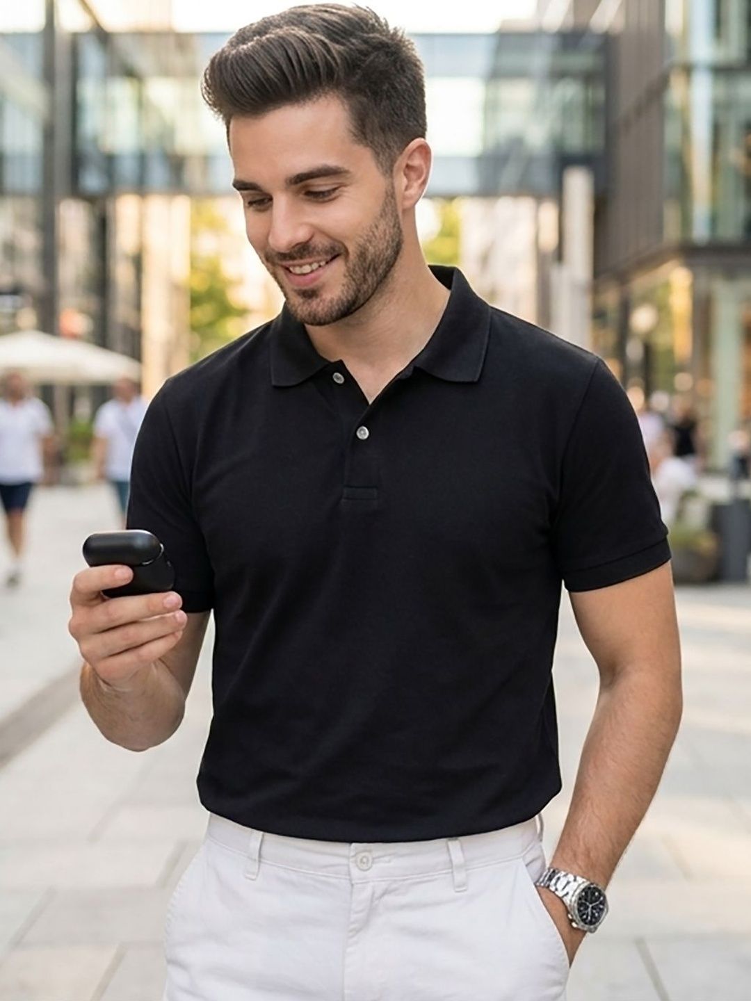 Kook N Keech Men Polo Collar T-shirt