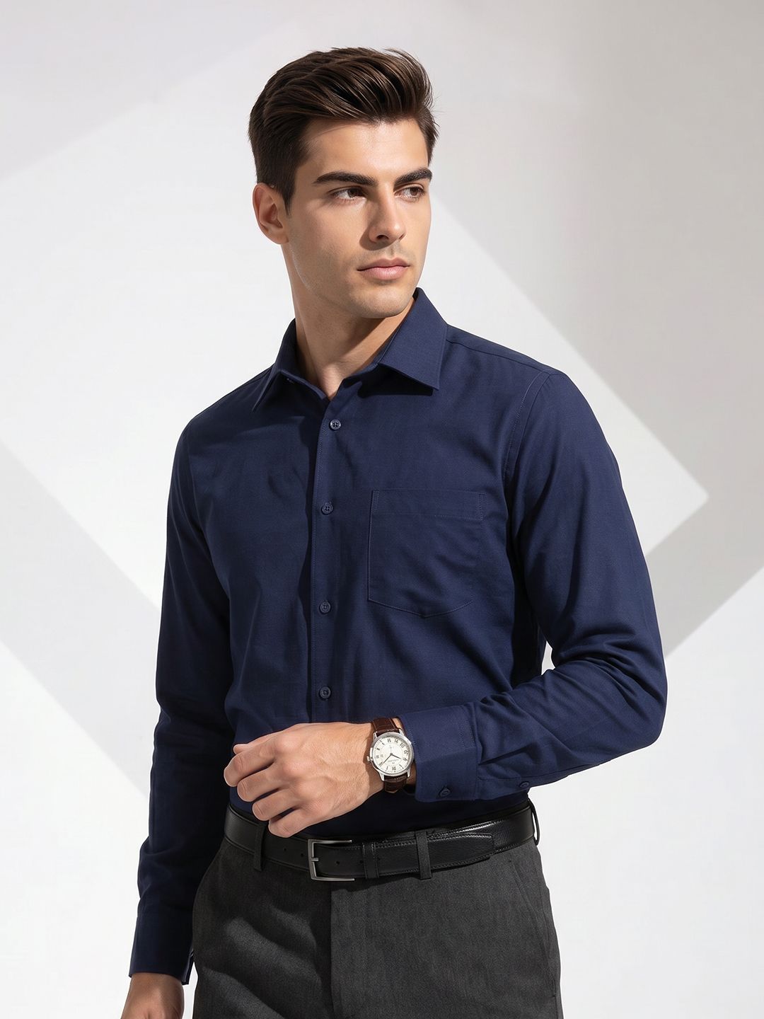 INVICTUS Slim Fit Pure Cotton Formal Shirt