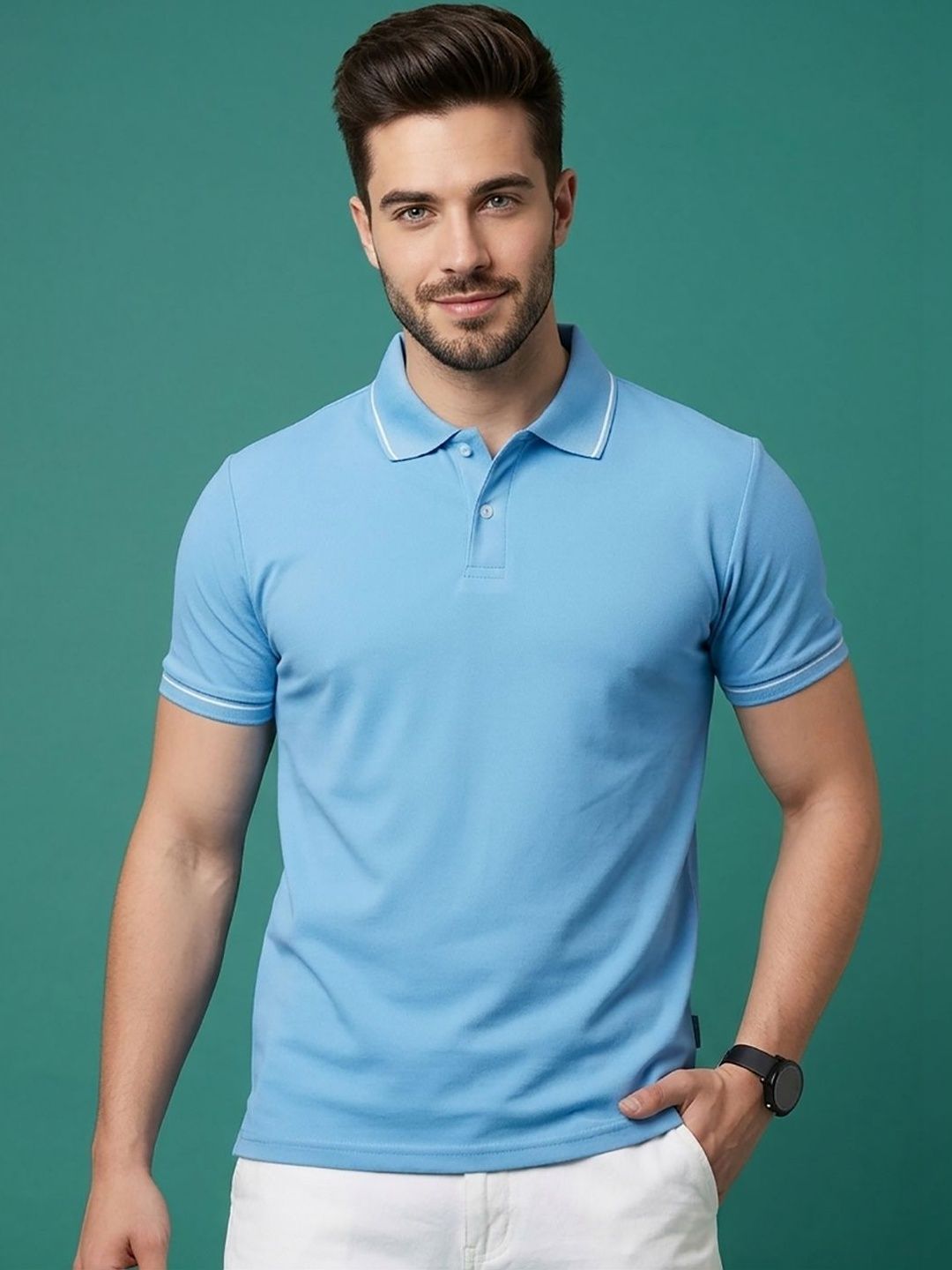 Kook N Keech Men Polo Collar T-shirt