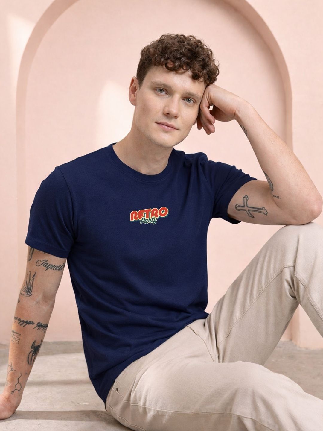 HERE&NOW Men Printed T-shirt