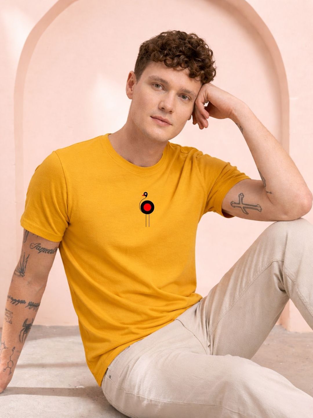 HERE&NOW Men Printed T-shirt