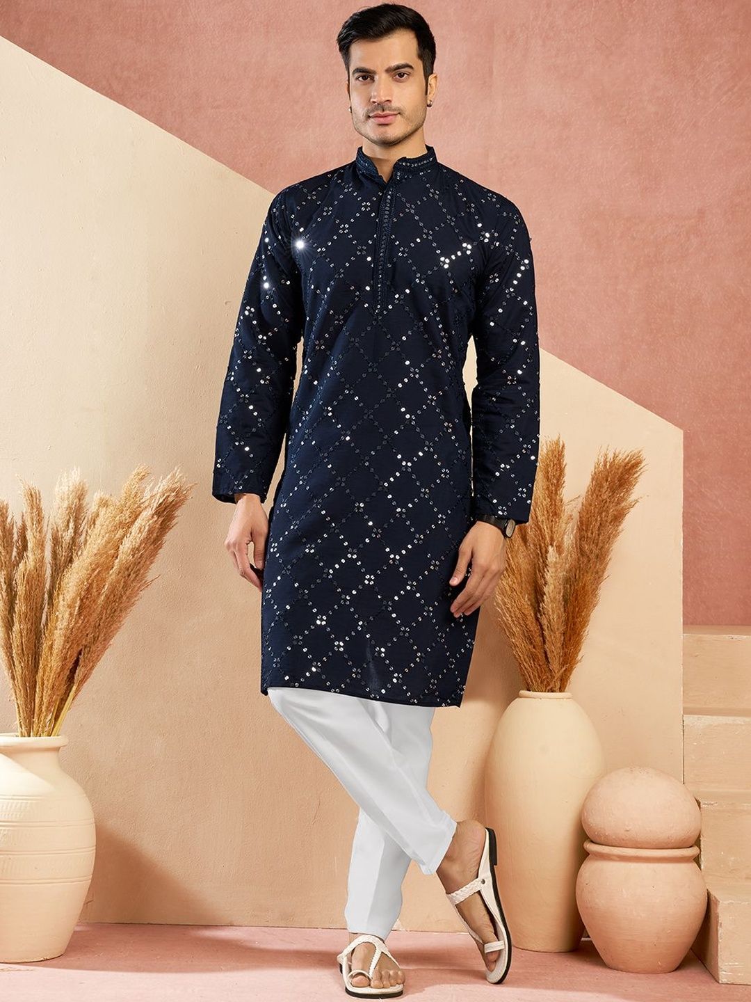 Dincharya Men Kurta