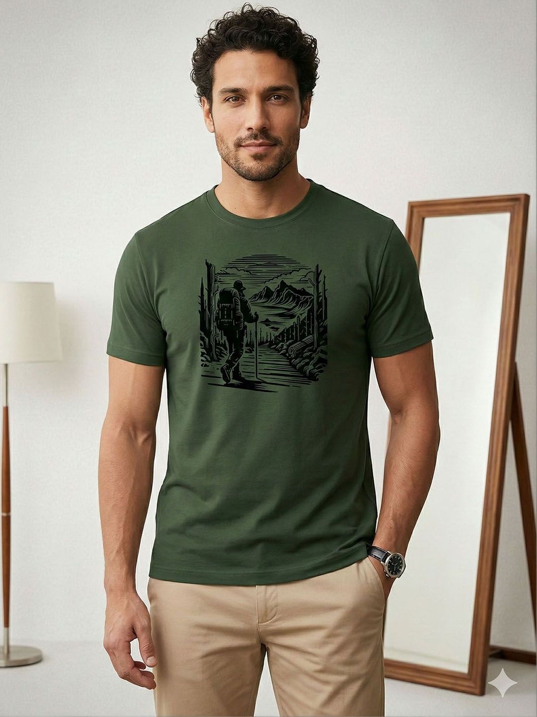 HERE&NOW Men Printed T-shirt