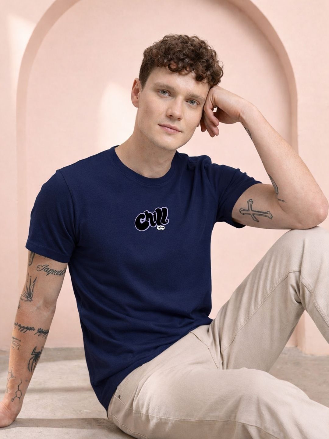 HERE&NOW Men Printed T-shirt