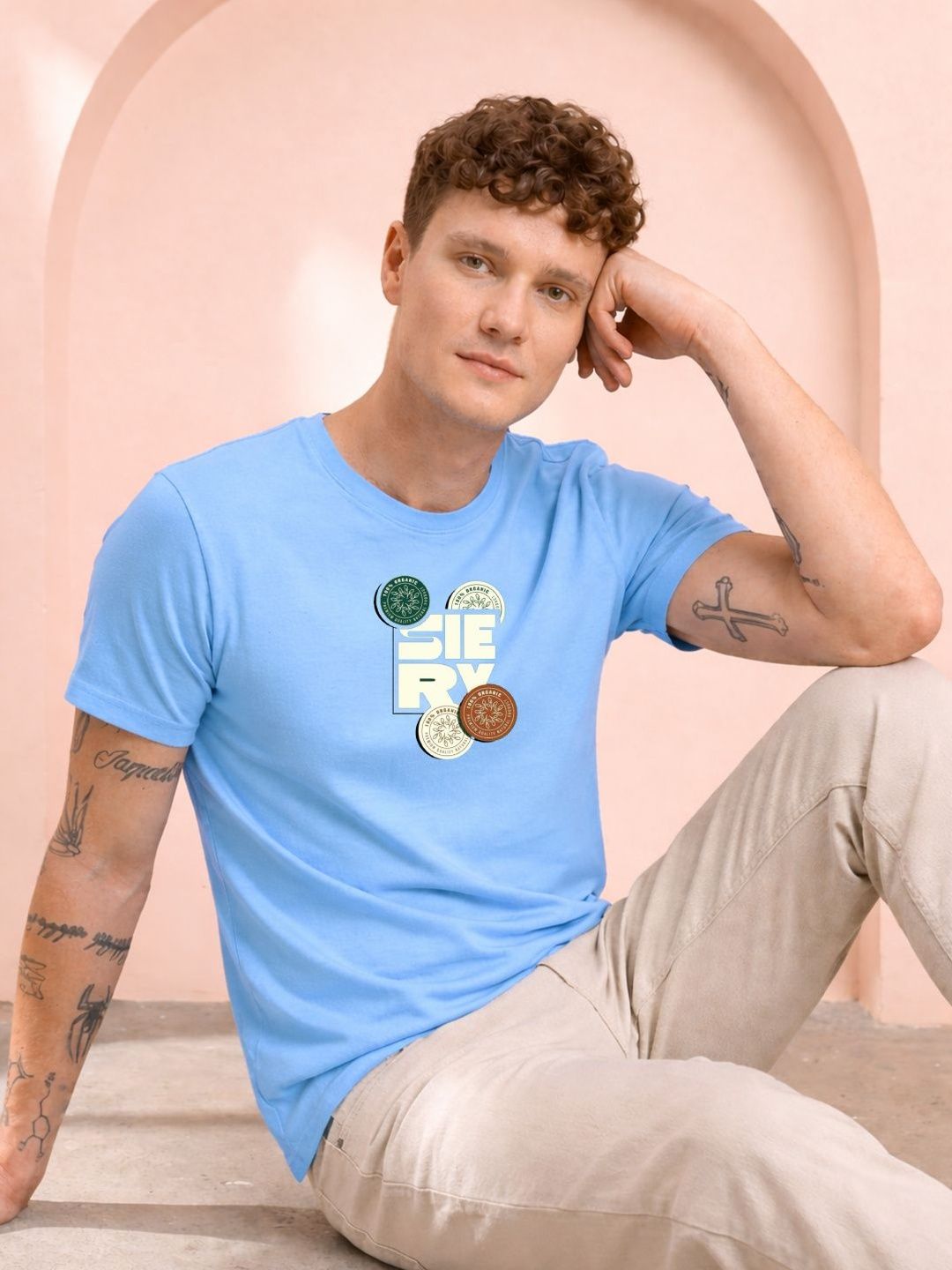 HERE&NOW Men Printed T-shirt