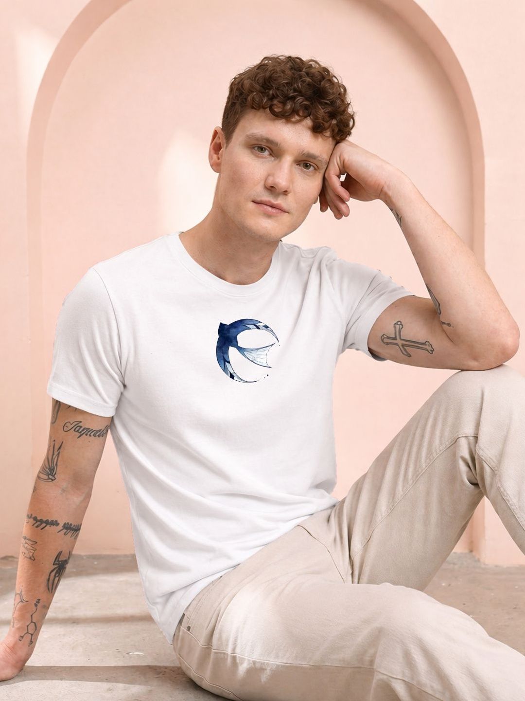 HERE&NOW Men Printed T-shirt