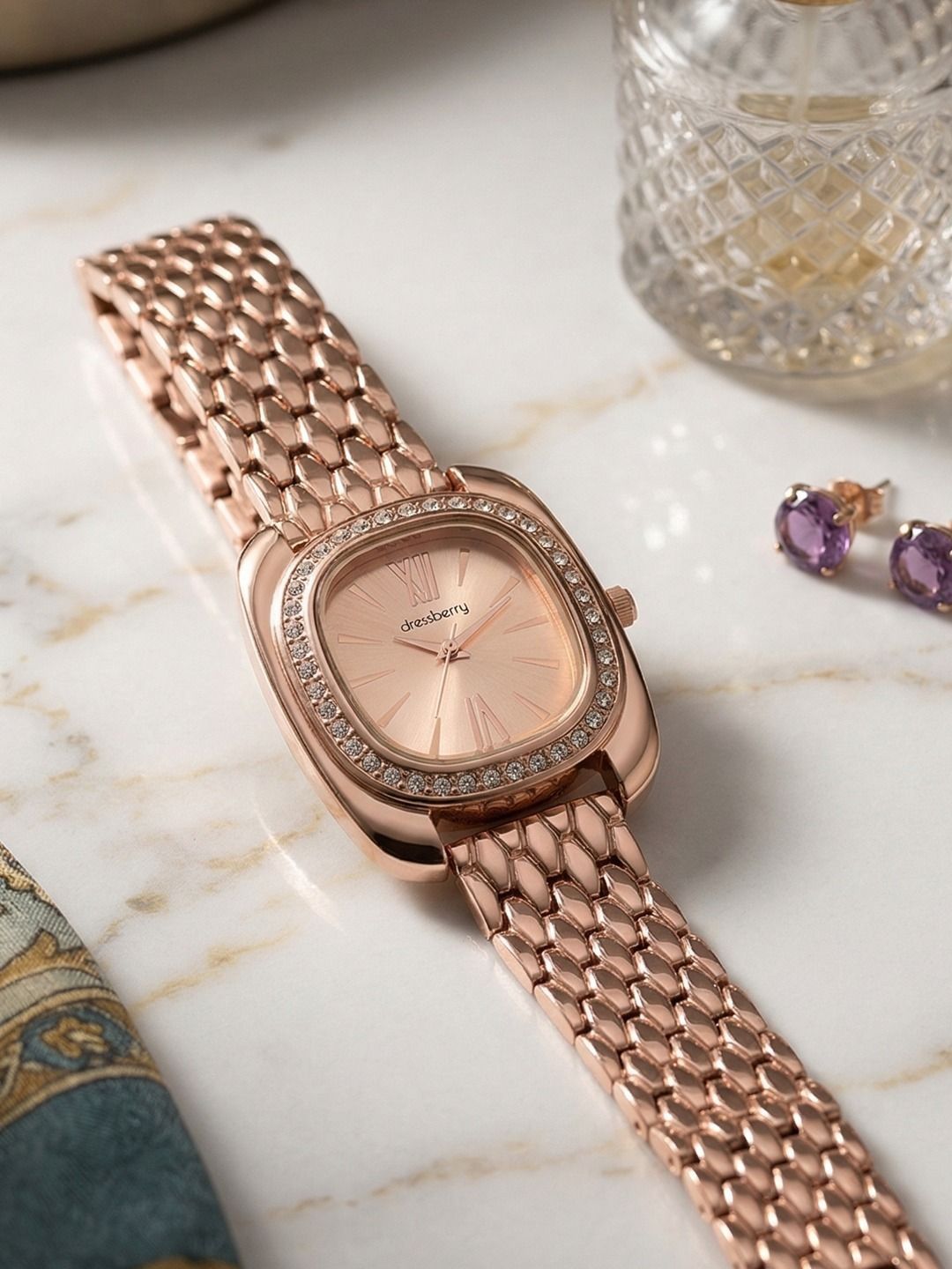 DressBerry Women Printed Dial & Straps Watch DB-SG25-4B