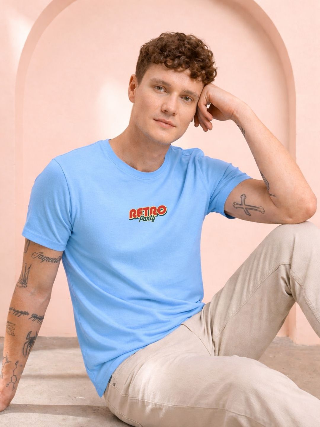 HERE&NOW Men Printed T-shirt