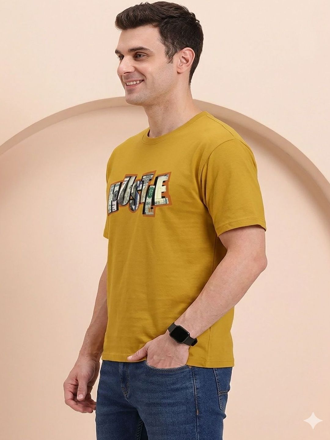 HERE&NOW Men Printed T-shirt