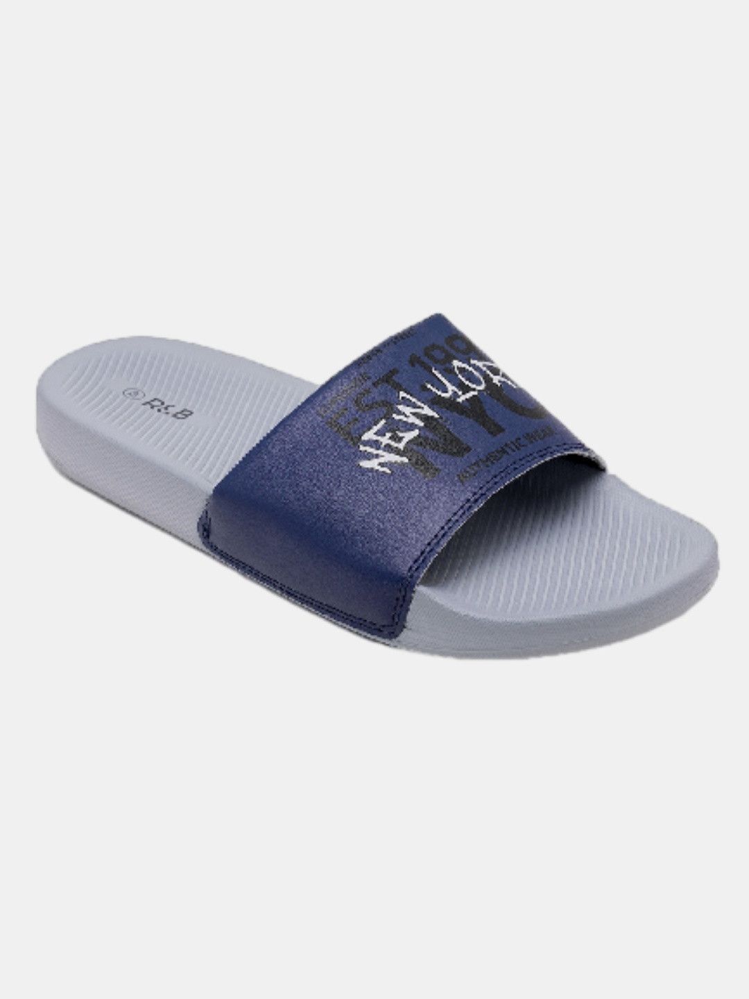 R&B Men Printed Sliders