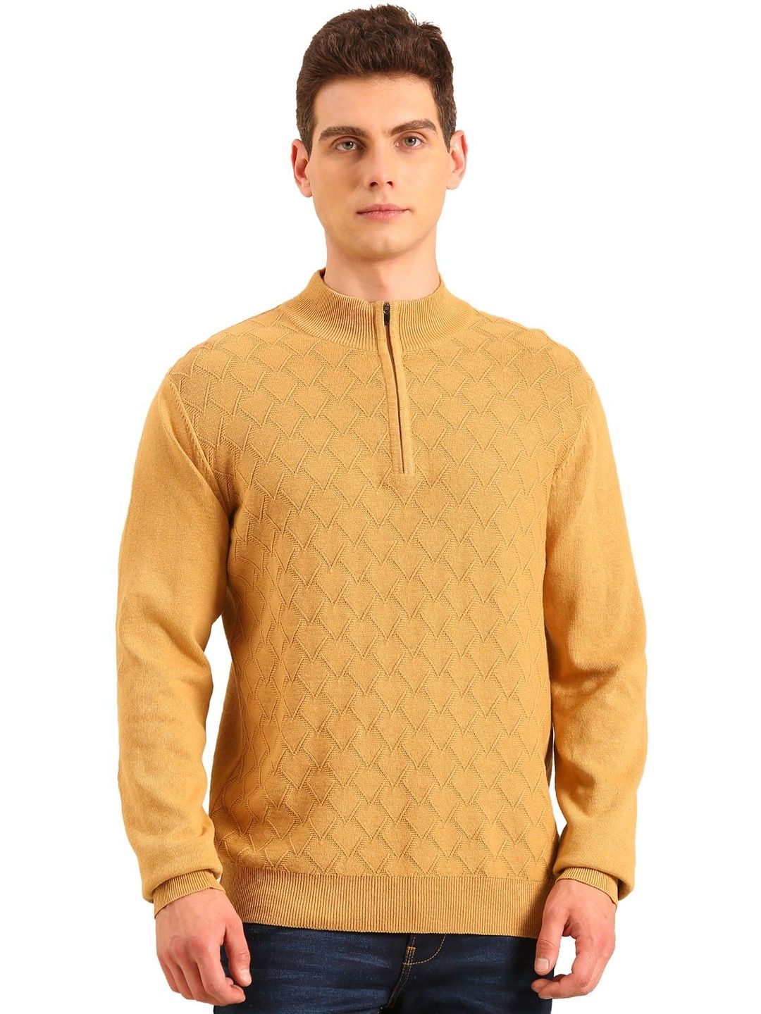 Linen Club Men Open Front Linen Jacket
