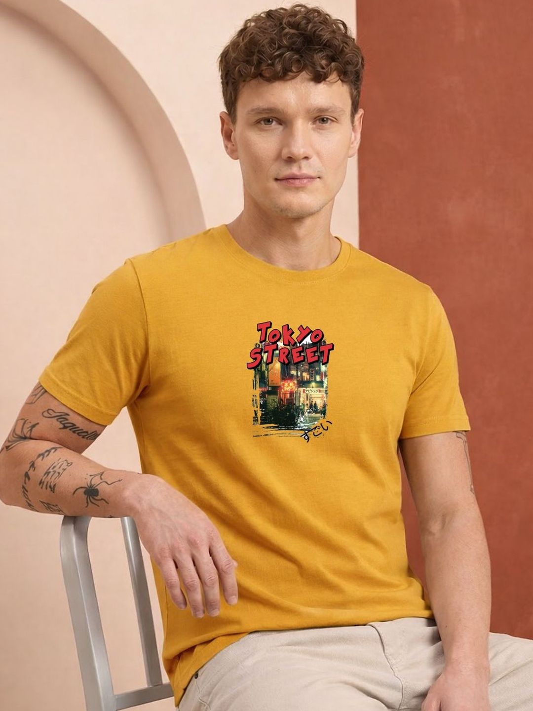 HERE&NOW Men Printed T-shirt