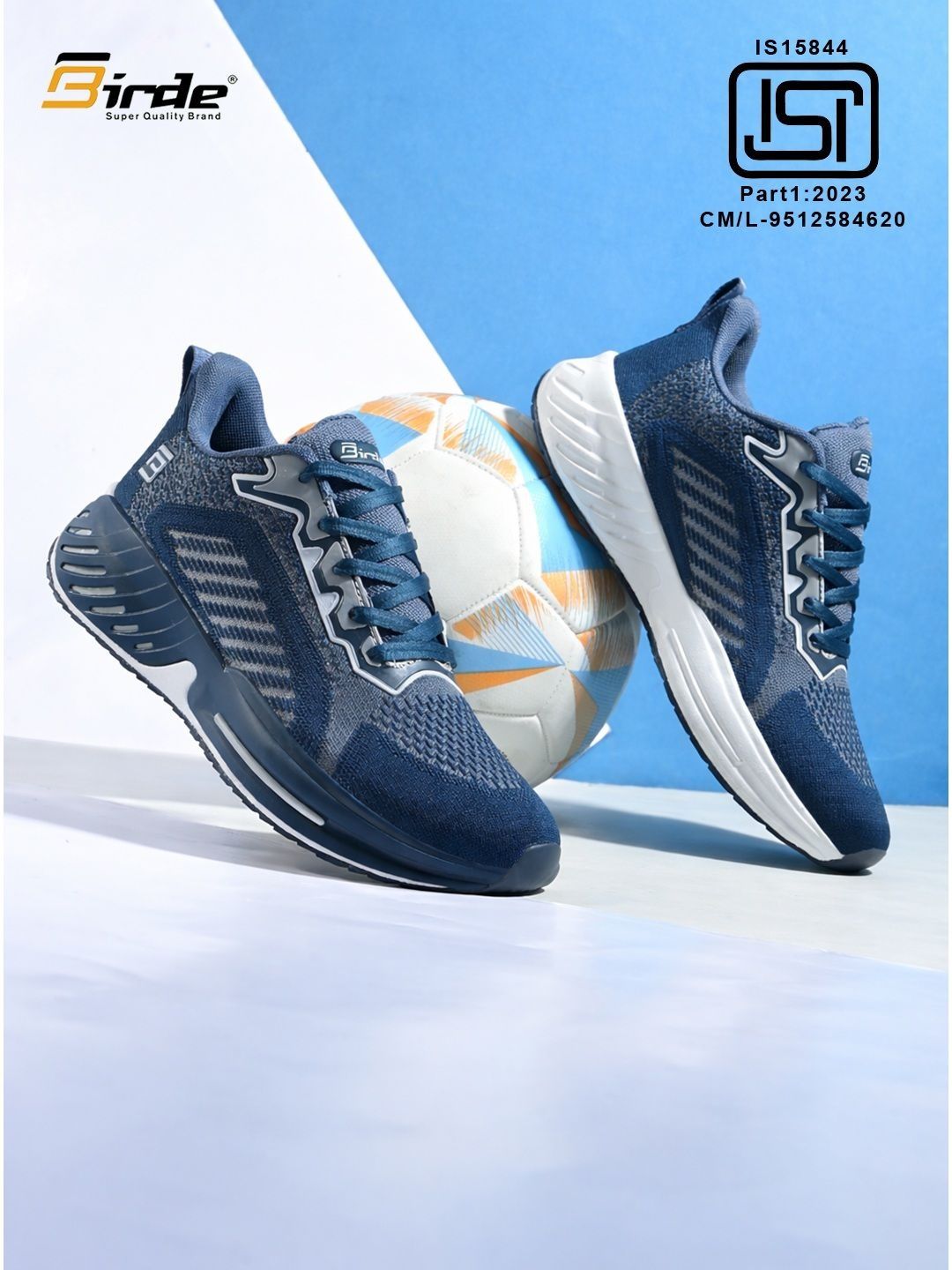 BIRDE Men Mesh Running Non-Marking Shoes