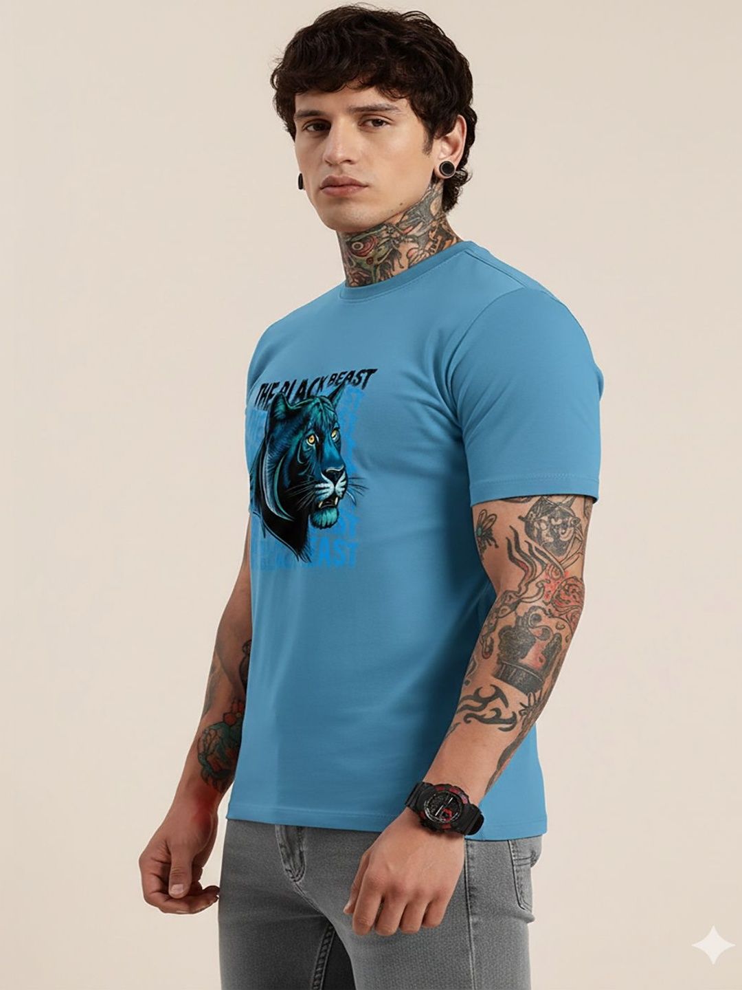 HERE&NOW Men Printed T-shirt