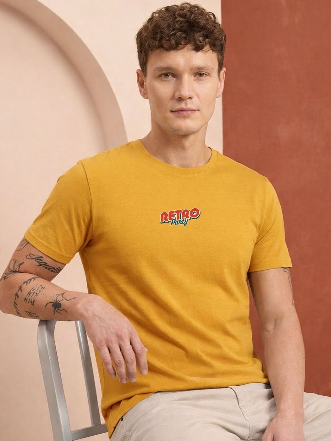 HERE&NOW Men Printed T-shirt