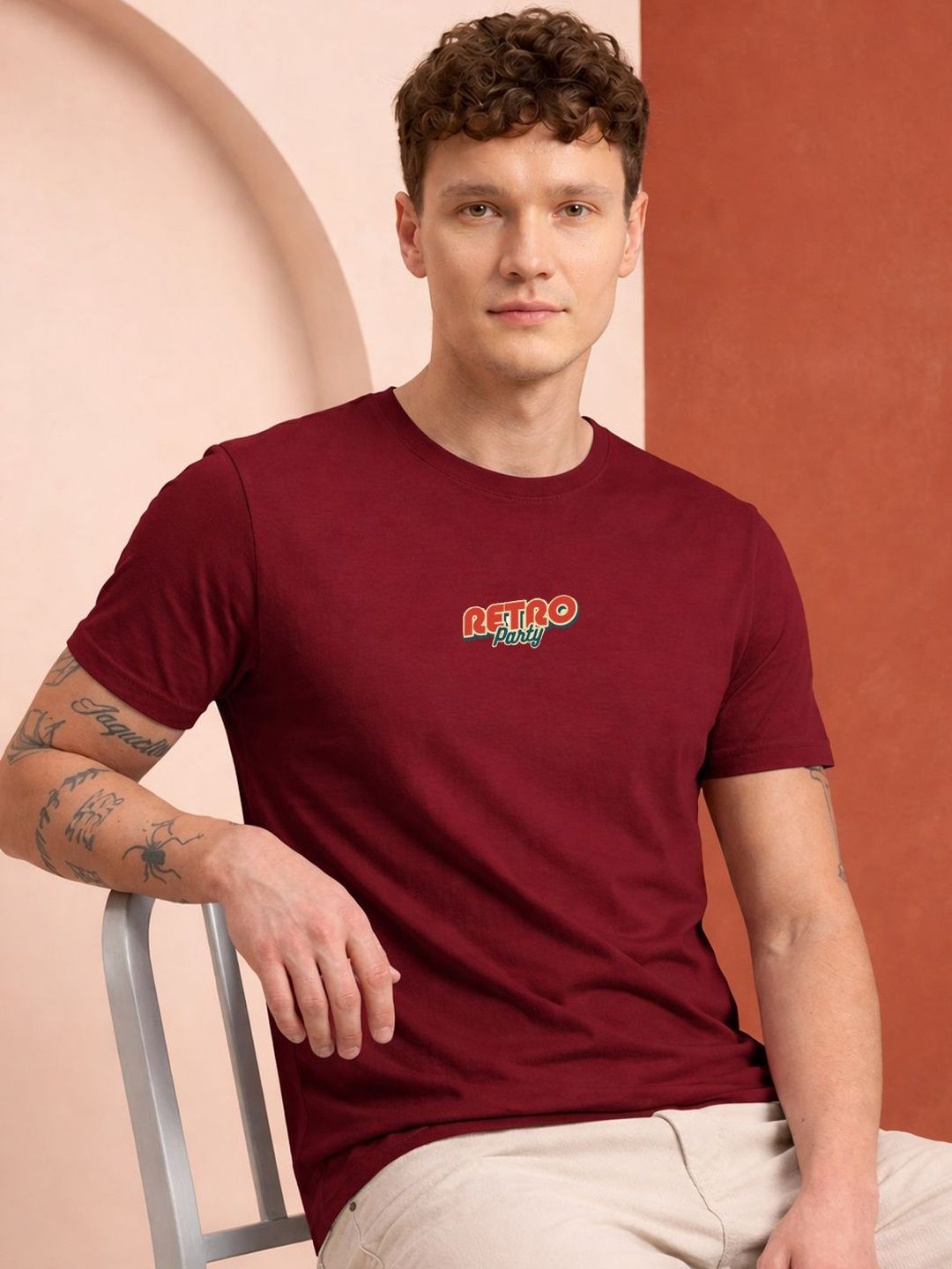 HERE&NOW Men Printed T-shirt