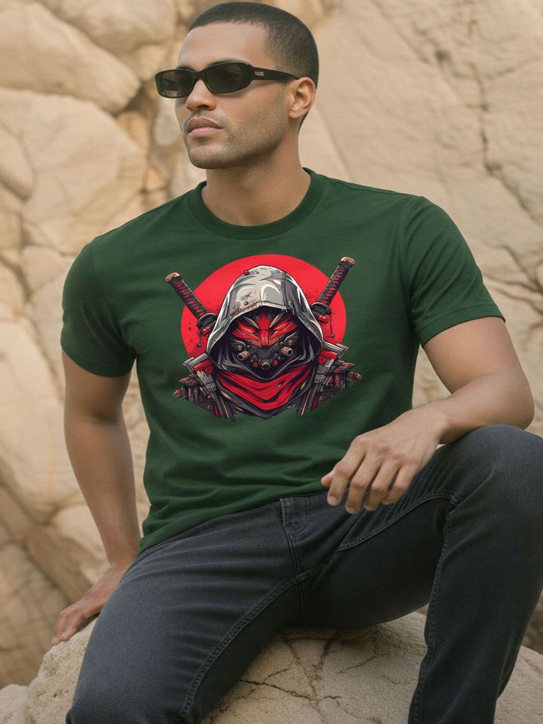 HERE&NOW Men Printed T-shirt