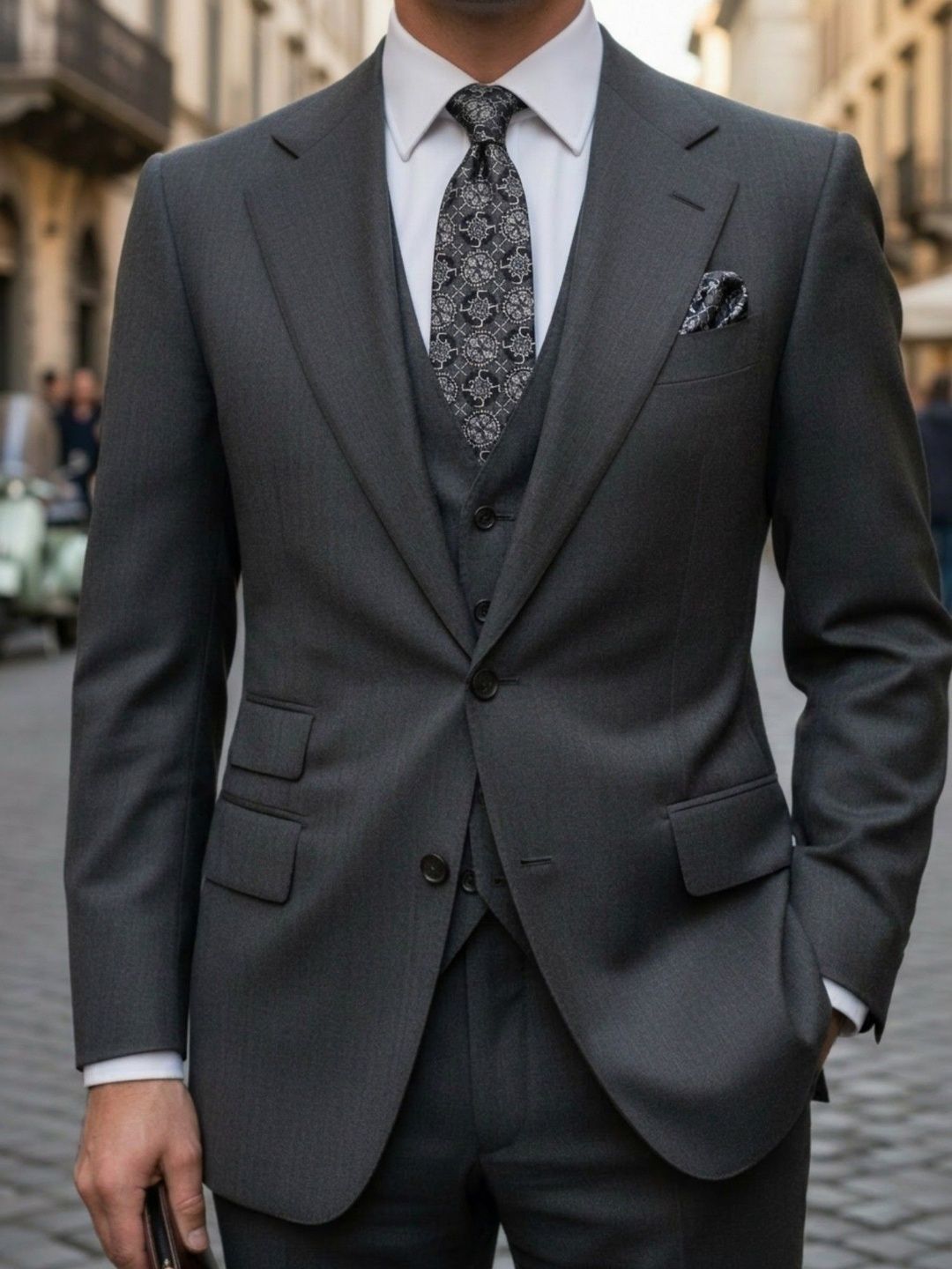 Hashburys Men Printed Broad Tie