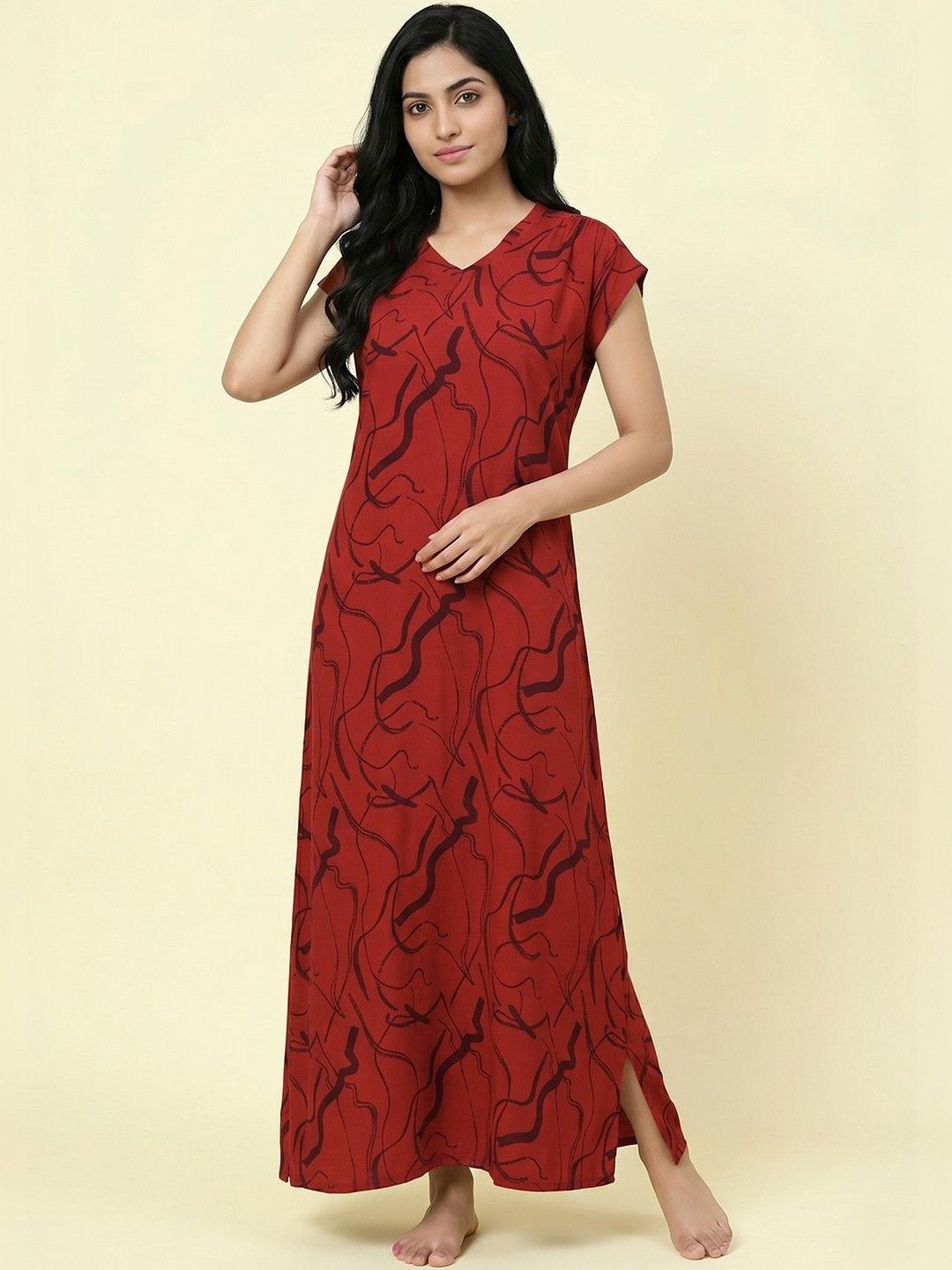 Red Nighties - Buy Trendy Red Nighties Online in India | Myntra