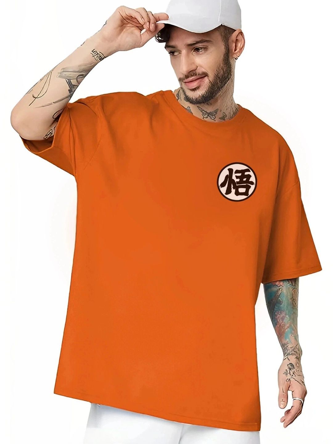 LazyGreg Men Printed Pure Cotton T-shirt