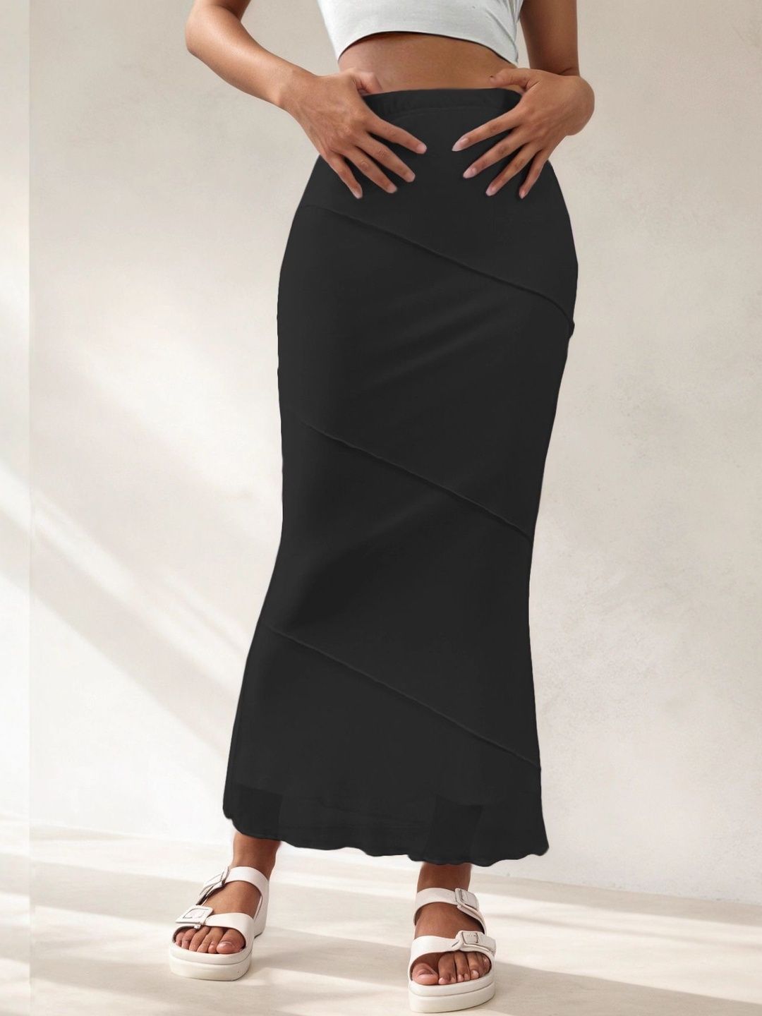 StyleCast Women Maxi Trumpet Skirt