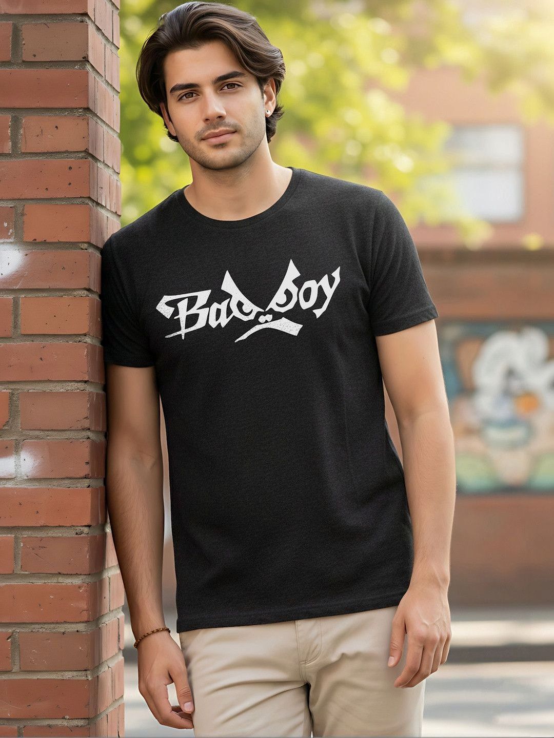SYMBLANCE Men Printed T-shirt