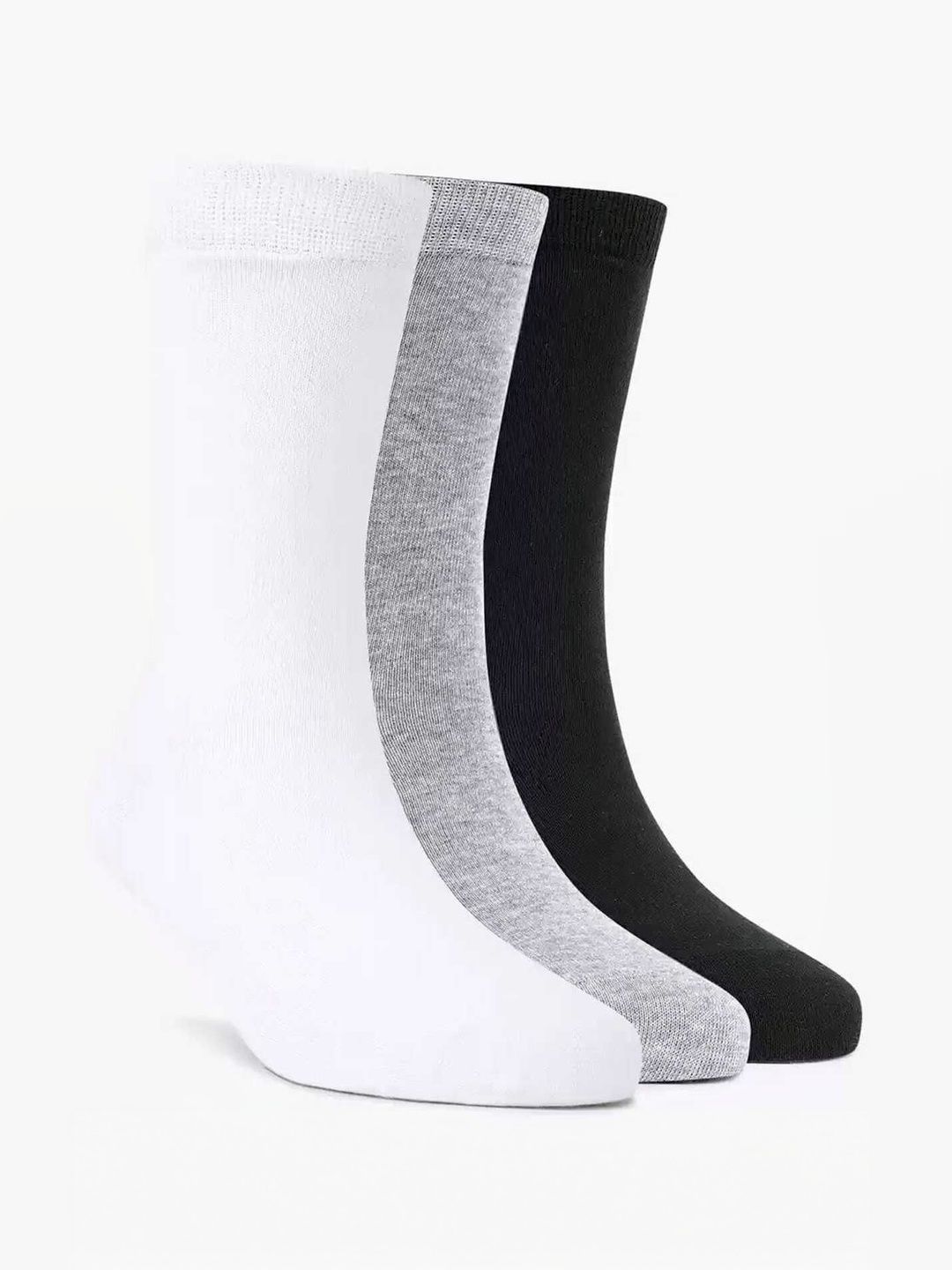 akeet trend Unisex Pack of 3 Cotton Assorted Calf Length Socks