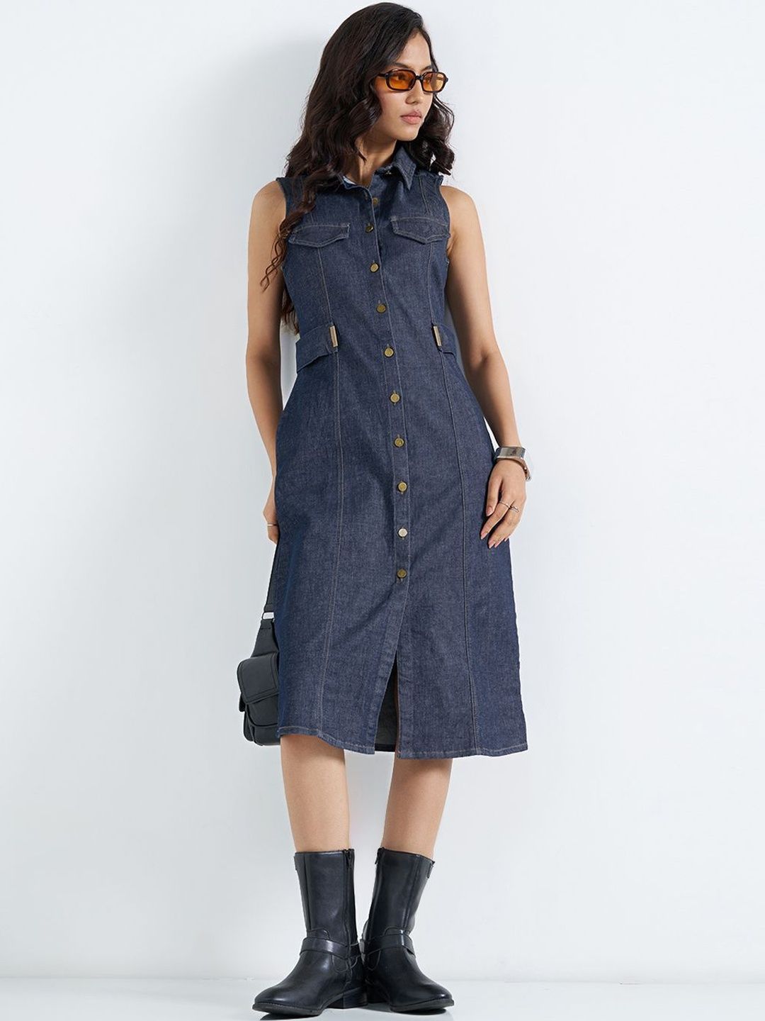 SF JEANS by Pantaloons Sheath Midi Dress