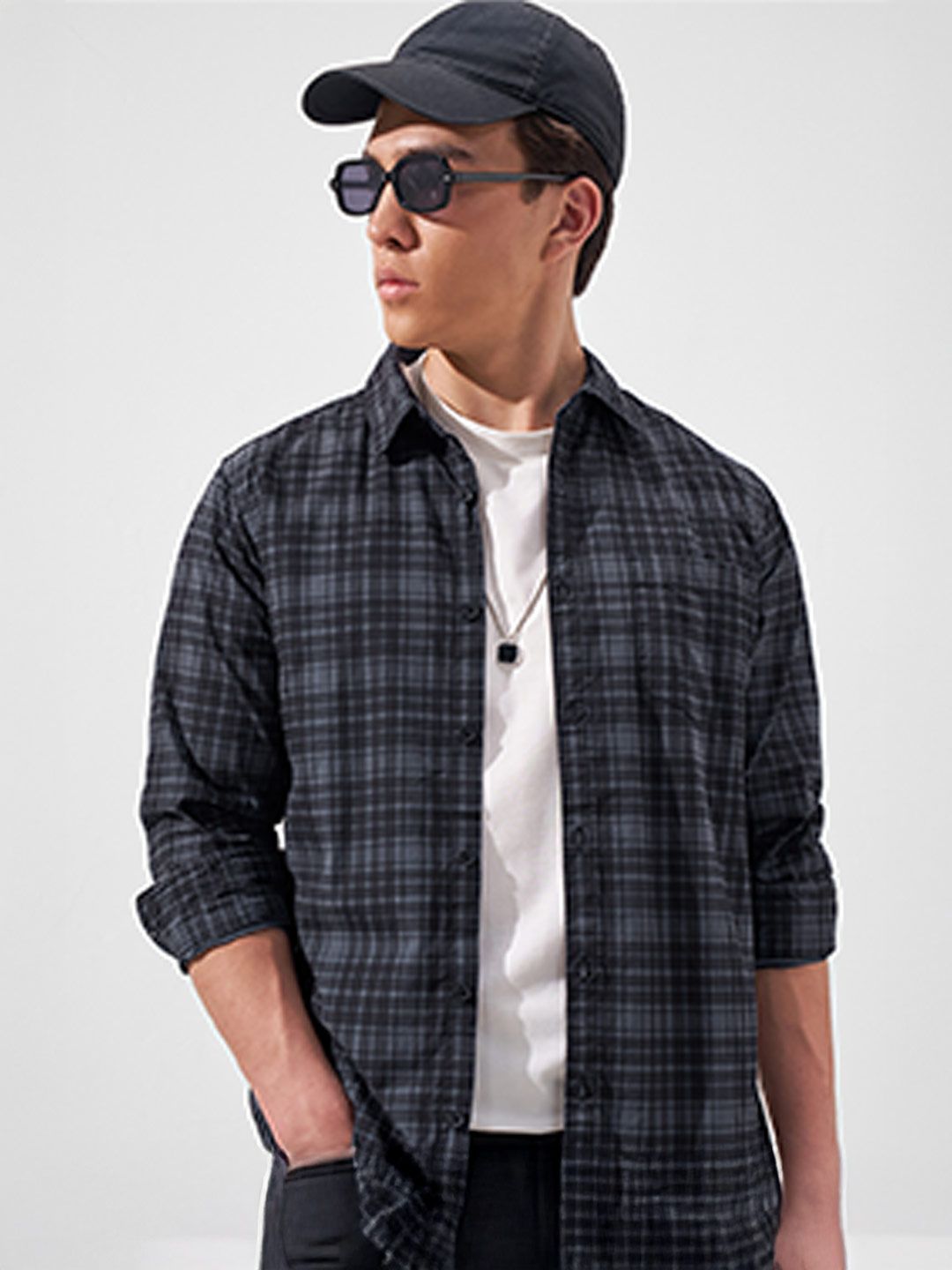 Men Slim Fit Shirt Highlander Men Regular Fit Slim Fit Shirt