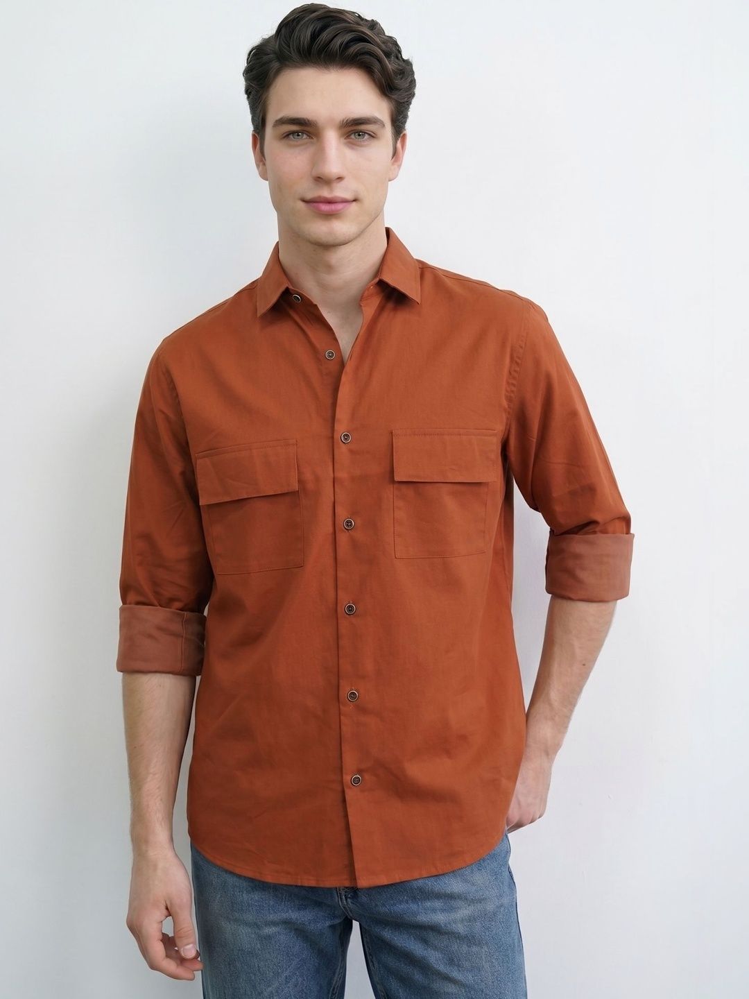 Mast & Harbour Men Classic Casual Shirt