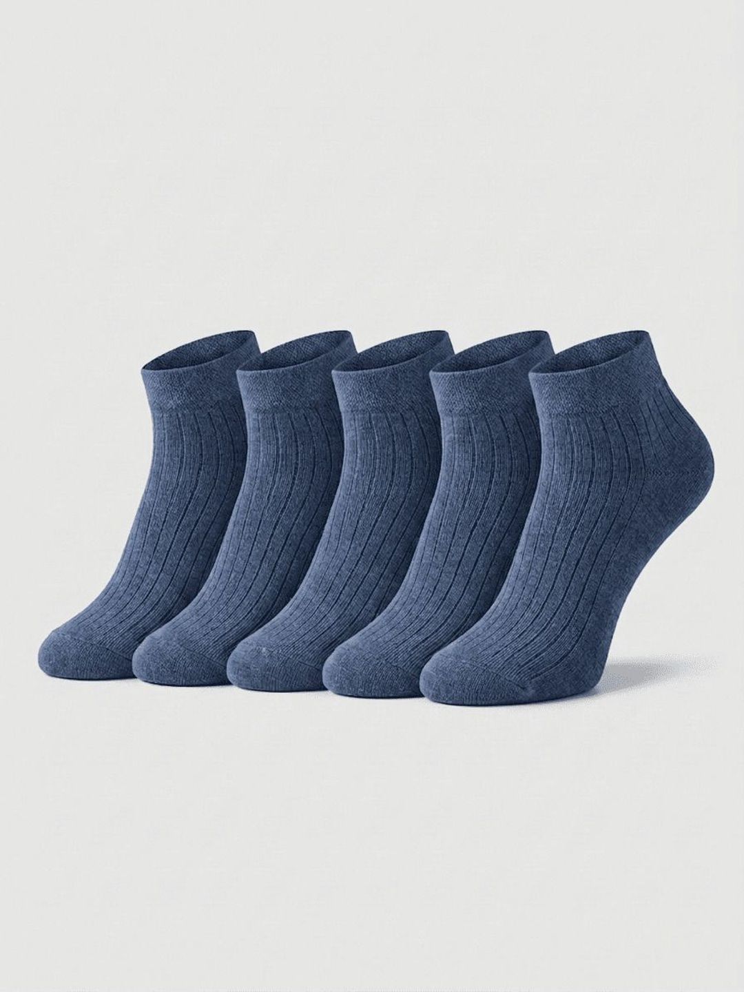 SZN Unisex Pack of 5 Cotton Patterned Ankle Length Socks
